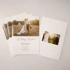 プロフィールブック 席次表 セミオーダー 結婚式 席札 メニュー