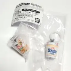 日清カップヌードル めじるしアクセサリー　シーフード　ラクサ　2点セット