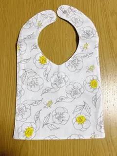 【新品未使用】DADWAY スタイ よだれかけ ポケットガーゼビブ ビーフラワー