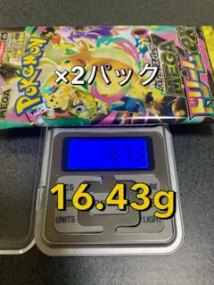 ポケモンカード MEGAドリームex 16.43g 2パック