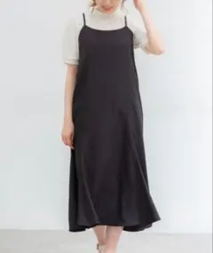 Honeys キャミソールワンピース ブラック Lサイズ