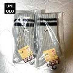 (3)新品　UNIQLO ユニクロ　ヒートテックソックス　サンリオ　24-26