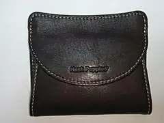 LS586MハッシュパピーＢＯＸ 薄型小銭入れ 本革 ボックス小銭入れ チョコのサムネイル