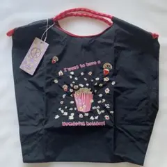 D.KELLY 刺繍トート　エコバッグ【新品・タグ付】