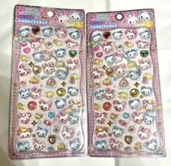 ジュエルプチドロップ　ハッピーマーチ　2枚セット　シール