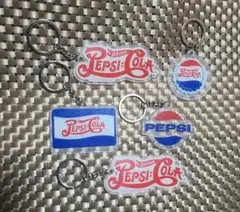 ペプシコーラ アクリルキーホルダー 5点セットのサムネイル