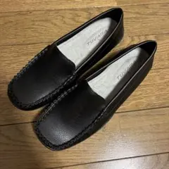未使用品　TUVARA レディース ローファー ブラック Sサイズのサムネイル