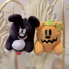 ディズニー　ハロウィン2019 オバケ　肩のせ　肩乗せ　ミッキー　2個セット