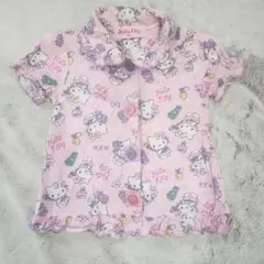 Hello Kitty ベビーパジャマ上のみ　 90せんち ピンクのサムネイル