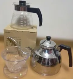コーヒードリップポット、ドリッパー、サーバーのセット