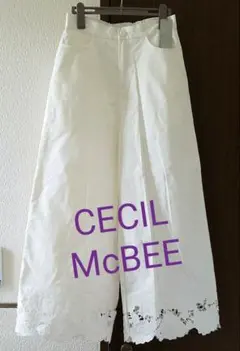 【新品】CECIL McBEEワイドパンツ