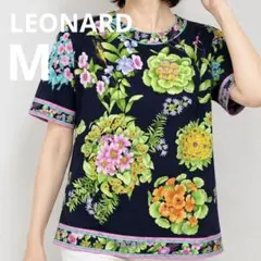 LEONARD レオナール 半袖カットソー LL 花柄 綿100% 日本製 - メルカリ