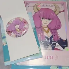 エニマイくじ　葬送のフリーレン　断頭台のアウラ　缶バッジ クリアポスターセット