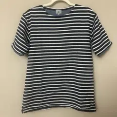 TK ネイビー/ホワイトストライプ Tシャツ サイズ4のサムネイル