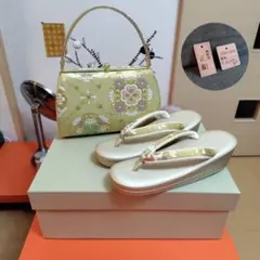 ◾️国産 極上の草履バッグセット 白地 上品 - メルカリ