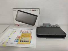 【動作良好品】Nintendo 3DS LL シルバーブラック本体