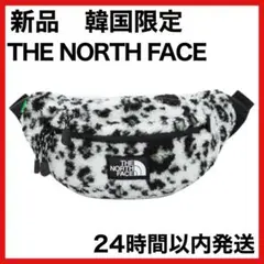 新品　韓国限定　ノースフェイス　ウエストポーチ　ボディバッグ　レオパード柄　ボア