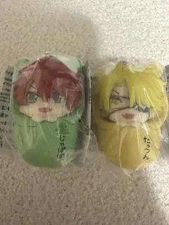 カラフルピーチ　おくるみますこっとチャーム　じゃぱぱ　たっつん　2個セット