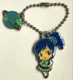 ☆アイカツ！ 霧矢あおい　チャーム キーホルダー☆平成レア　当時物　貴重