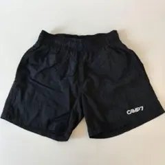 CAMP7 キッズ ブラック ショートパンツ