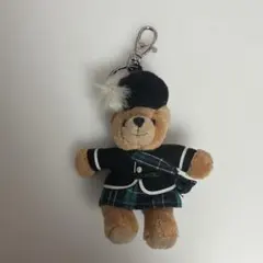 Harrods/ハロッズ　テディベアぬいぐるみキーホルダー　イギリス・ロンドンのサムネイル