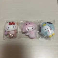 サンリオ ちびっとも　うみのいきもの キティ　マイメロ　ポチャッコ　3点セット