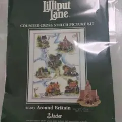 Lilliput Lane 刺繍キット Around Britain