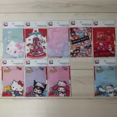 ハローキティ50周年　ミニクリアファイル　①