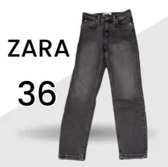 ザラ ブラック ストレッチ ハイウエスト スキニー デニムパンツ ジーンズ 36