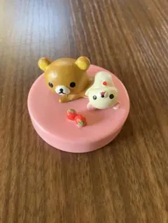 リラックマ コリラックマ フィギュア ピンク台座　平成レトロ