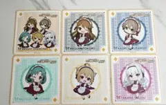 アイドルマスター ミリオンライブ 焼き コースター 6枚 まとめ売り