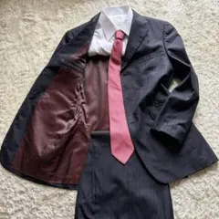 バーバリーブラックレーベル スーツセットアップ Super110’s ボルドー