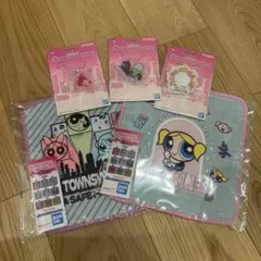 一番くじ パワーパフガールズ　F賞　アクリルコレクション　G賞　ハンカチタオル