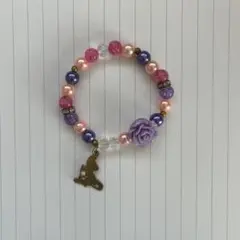 ラプンツェル ブレスレット 紫