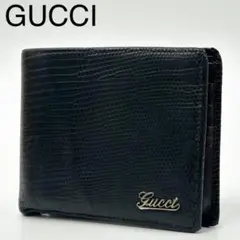 グッチ ヴィンテージ オールドグッチ パイソン 札入れ スリム 二つ折り