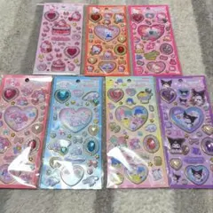 サンリオ キラキラジュエルシール 宝石 7種類 セット