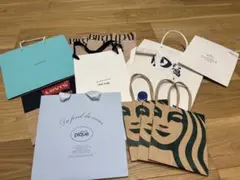 ショップ袋 13枚セット 多様なデザイン