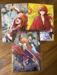 るろうに剣心 クリアファイルセット　5枚　実写　映画 るろうに剣心 漫画 実写版 緋村剣心 斎藤一 両面クリアファイル - メルカリ
