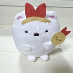 すみっコぐらし 天使なえびてん ボールチェーン付き 推し活ぬいぐるみ しろくま