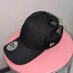 NEW ERA ブラック メッシュキャップ