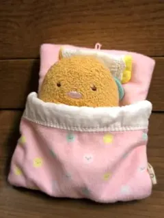 すみっコぐらし ふとん [ピンク] てのりぬいぐるみ とんかつ付 サンエックス