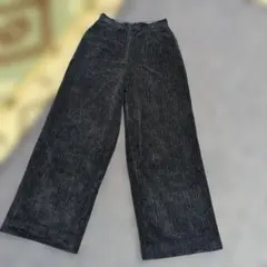 ELLE コーデュロイワイドパンツ