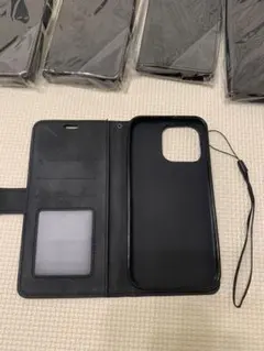 【新品・未使用】iPhone15Pro MAX 手帳型ケース1セット