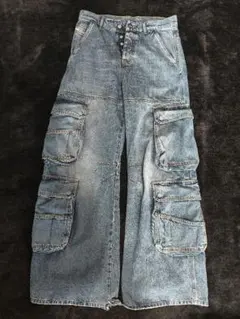 DIESEL D-SIRE カーゴデニムパンツ W26
