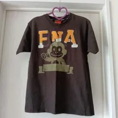 MBONGO Tシャツ ブラウン サルプリント