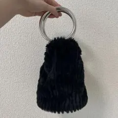 ファー ハンドバッグ