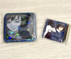 鬼滅の刃 モクテルバー 冨岡義勇 ロトくじ 第1弾 グリッター缶バッジセット