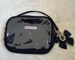 メゾンドフルール　推し活　ぬいポーチ　ブラック