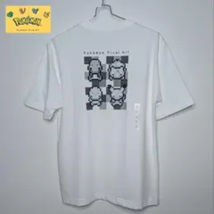 【新品未使用タグ付】GU ポケモン Pixel Art Tシャツ M ホワイト