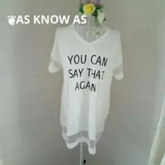 AS KNOW AS 新品　チュニックワンピース